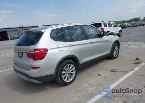 2017 BMW X3 xDrive28I из США, поврежденный, VIN 5UXWX9C58H0T13387